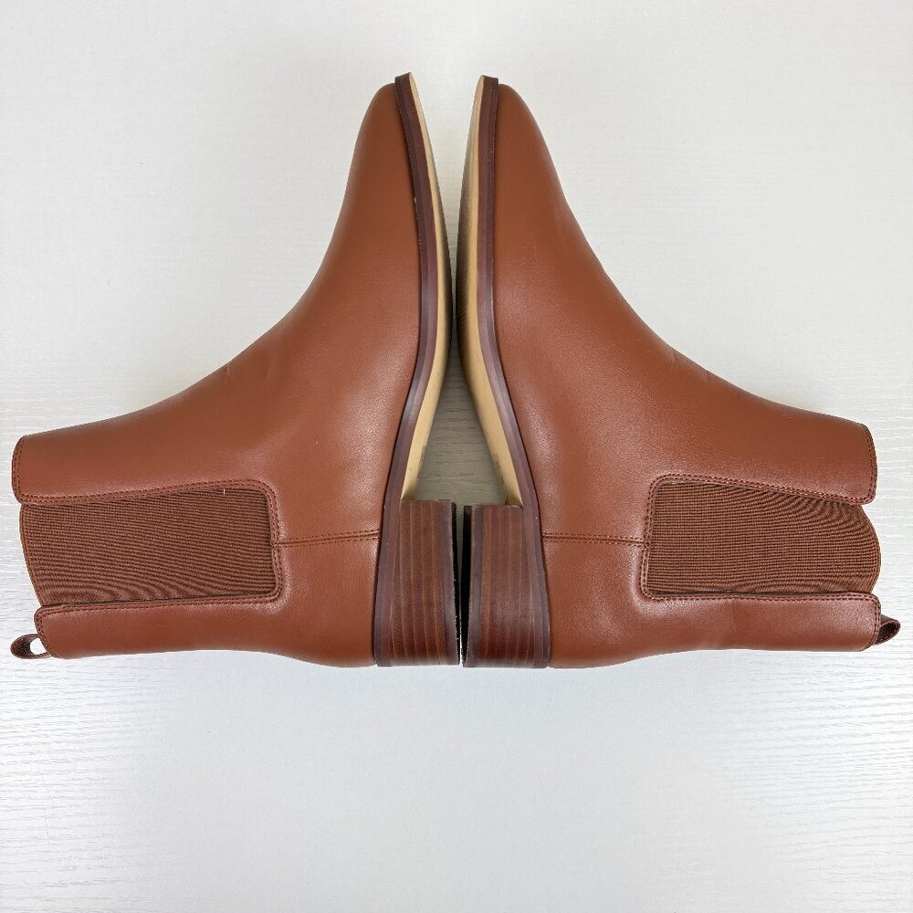 EUC J. Crew Brown Pull On Chelsea Boots - Picture 5 of 11